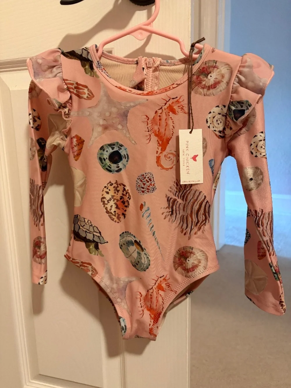Pink Chicken bathing suit